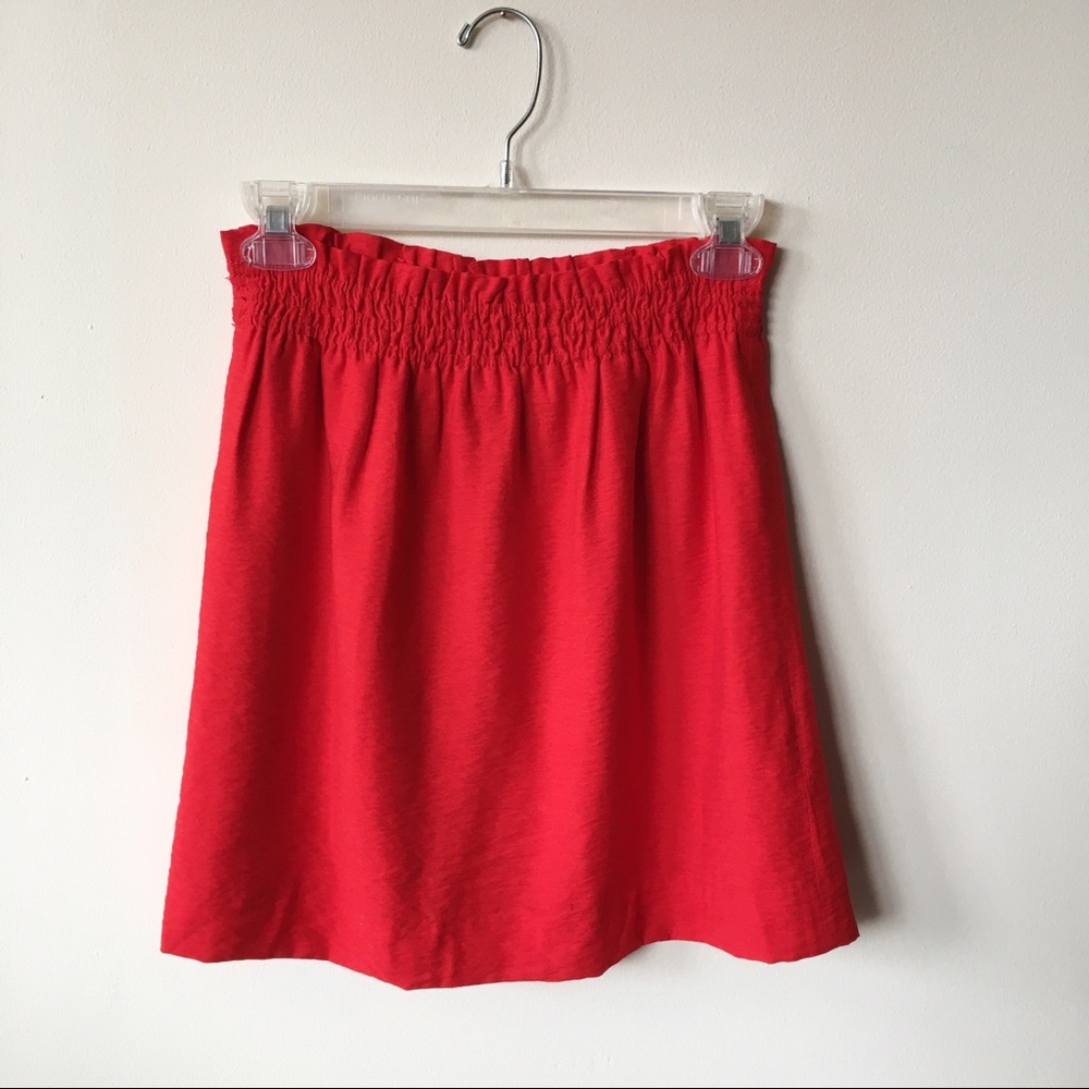 J.Crew Red Skirt Size 0